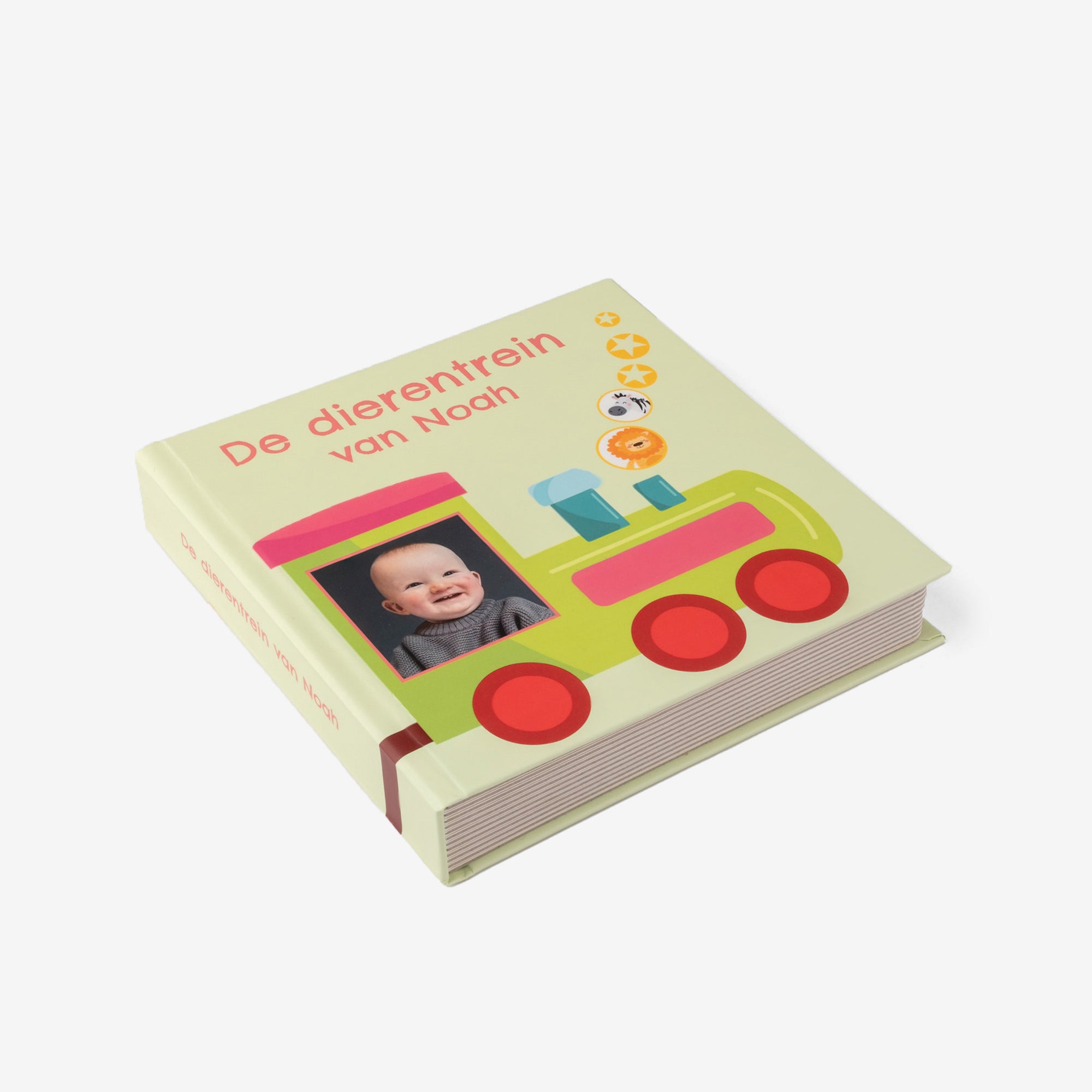Boekje van karton met dikke bladzijden